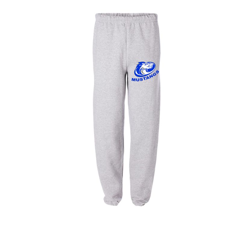 Mustang Logo Youth And Adult Joggers Black or Ash Gray