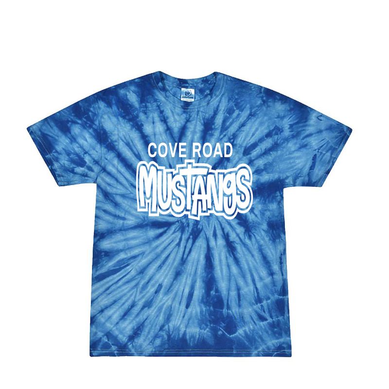Cove Road Mustangs Tie Dye T shirt