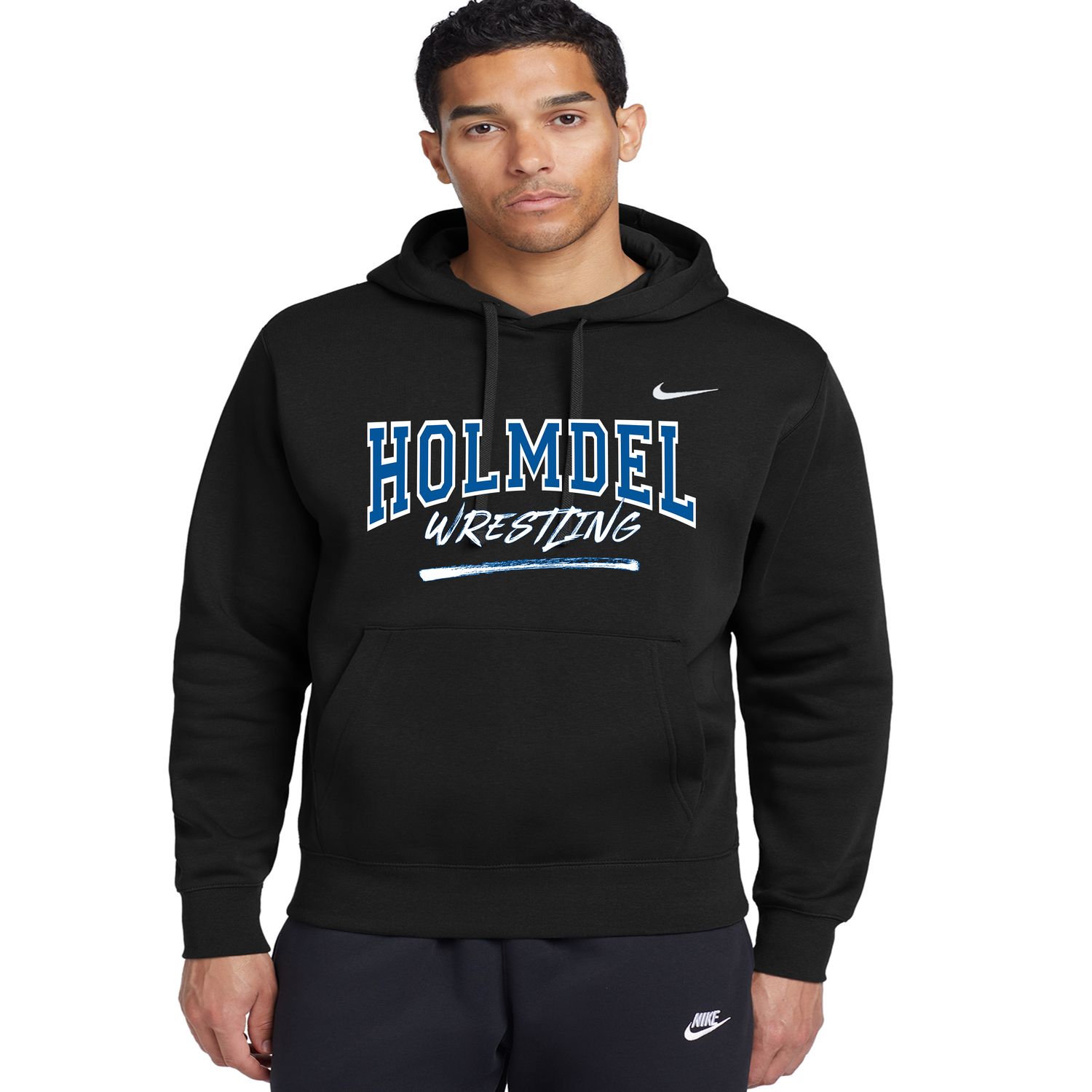 Wrestling NIKE Performance Fleece Hooded Sweatshirt BLACK or BLUE