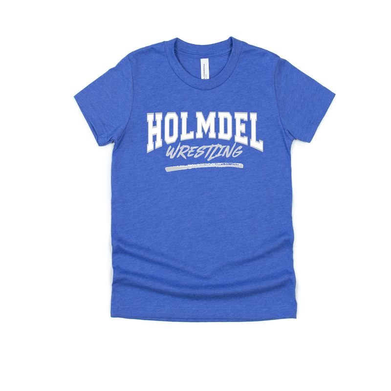 Wrestling Black Or Blue T-Shirt- Cotton