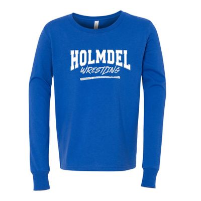 Wrestling Long sleeve BLACK or BLUE T-Shirt- Cotton