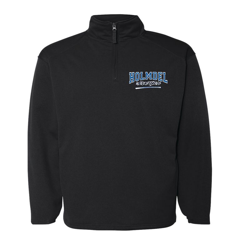 Wrestling 1/4 Zip sweatshirt BLACK