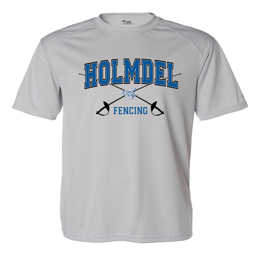 HOLMDEL FENCING DRI-FIT Gray T- Shirt