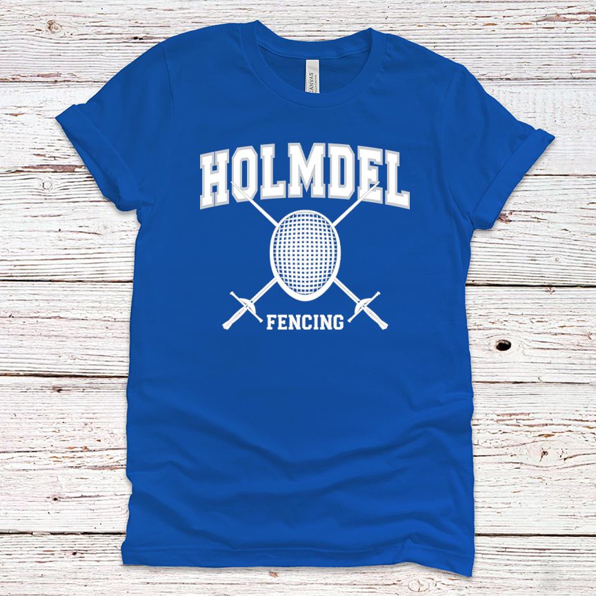 HOLMDEL FENCING ROYAL BLUE T- Shirt