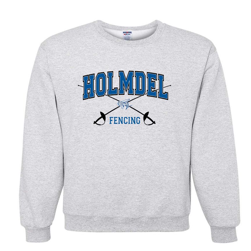 HOLMDEL FENCING ASH Gray Crew Neck