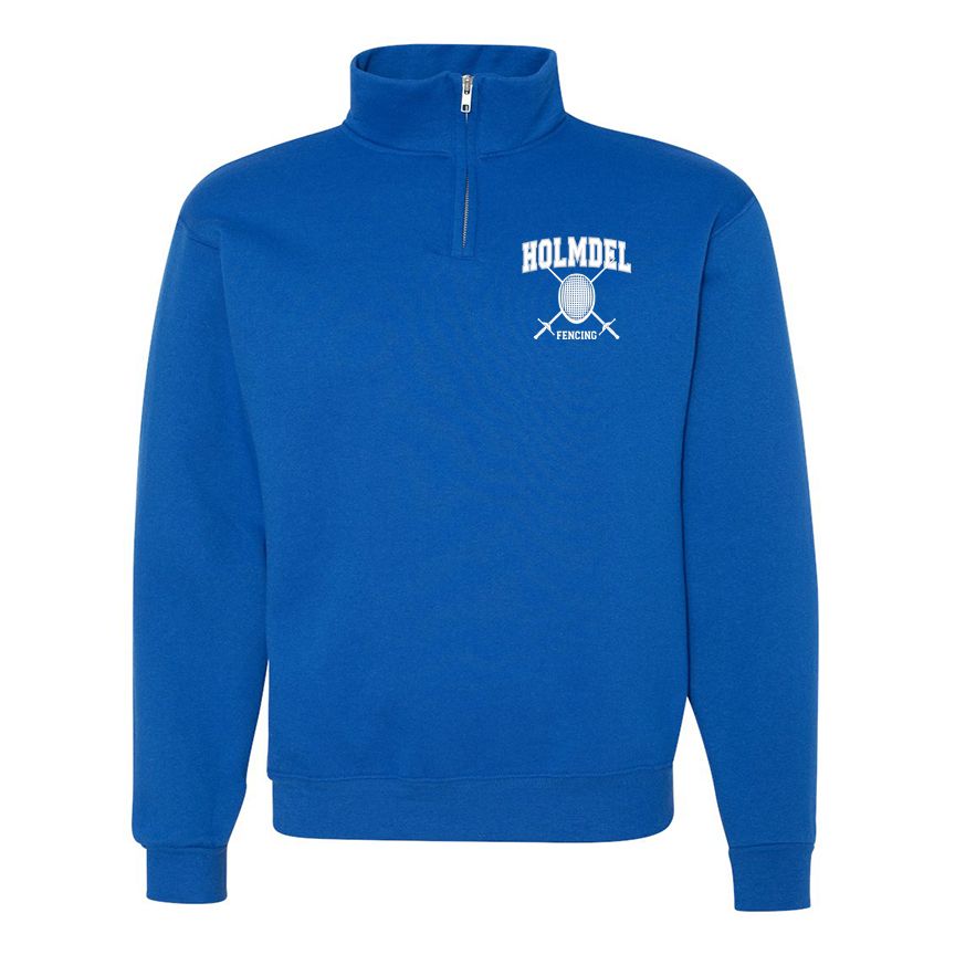 HOLMDEL FENCING Royal Blue 1/4 ZIP