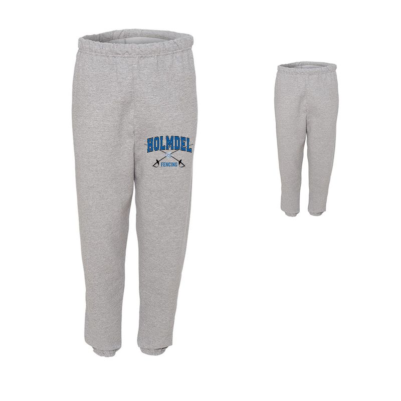 HOLMDEL FENCING Athletic Gray sweatpants