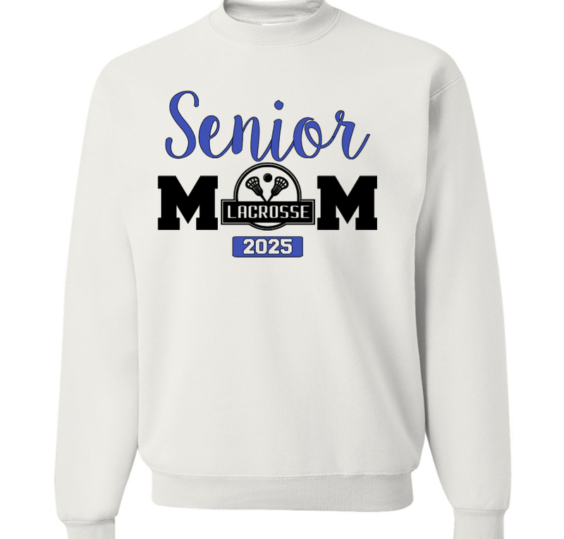 Senior Lacrosse MOM crewneck sweatshirt
