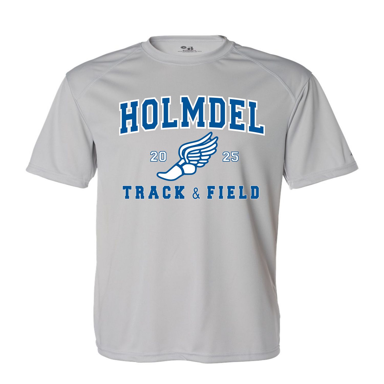 Silver Track &amp; Field Dri Fit t shirt