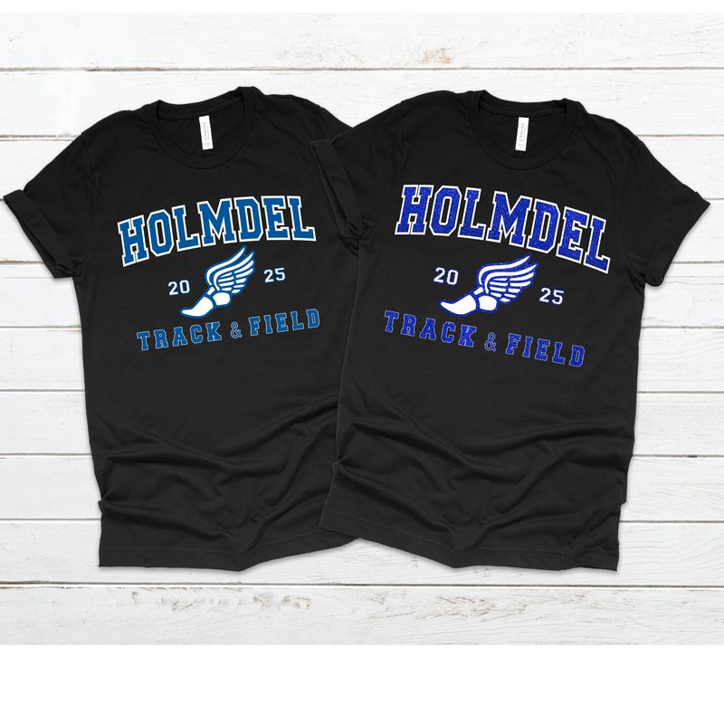 Black Holmdel Track &amp; Field T shirt-