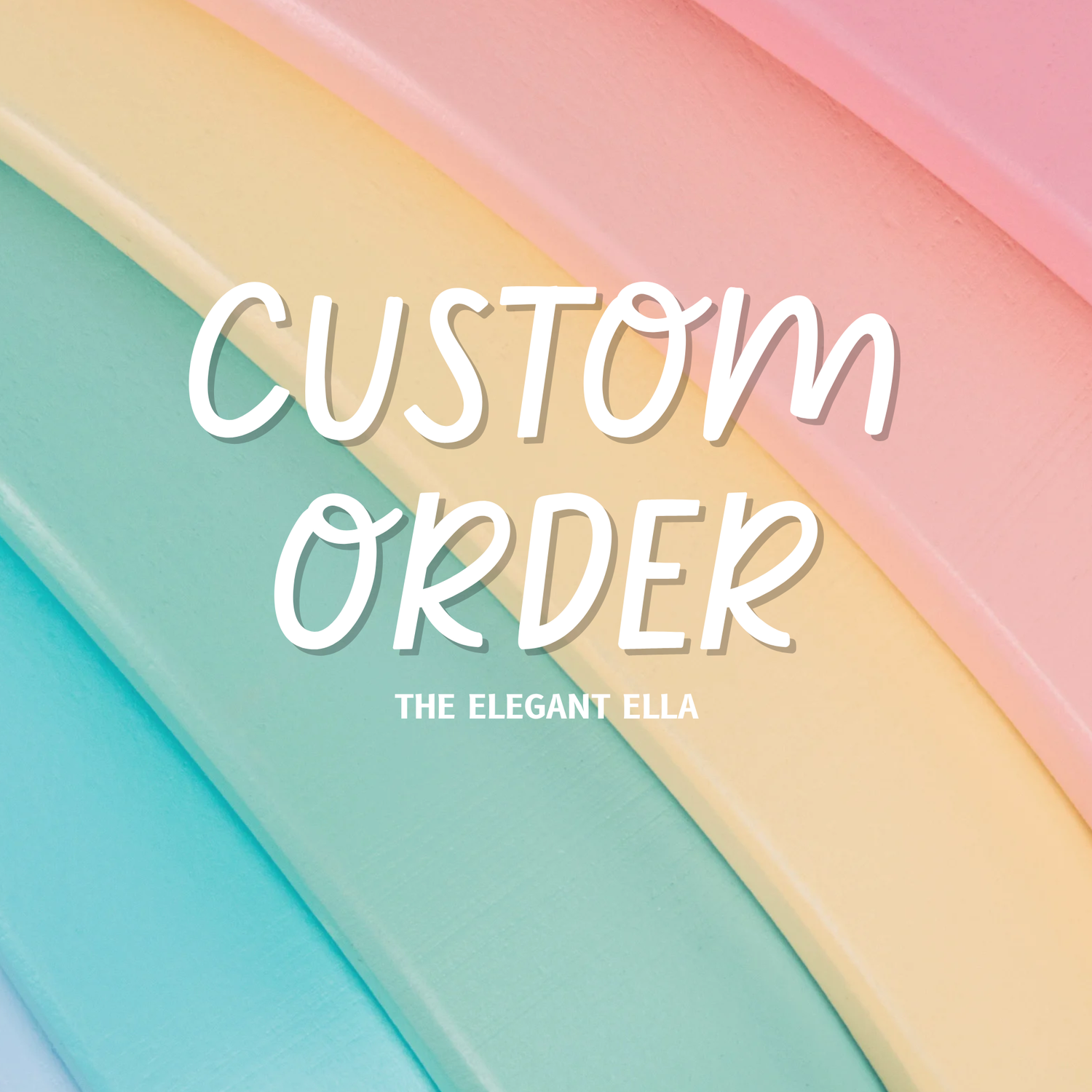 Custom Order for Tim H