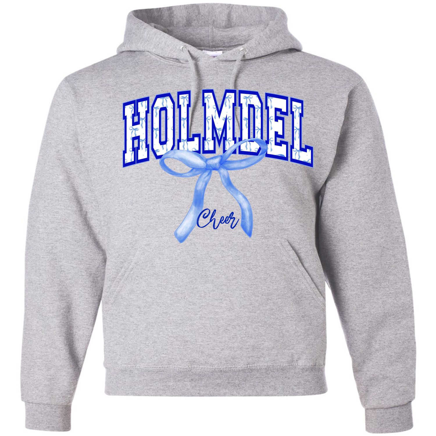 Holmdel Cheer coquette bow sweatshirt or T shirt