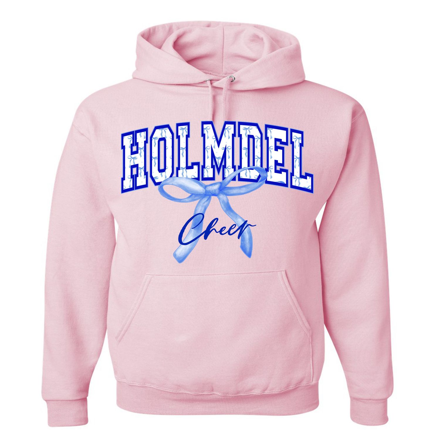 Limited Edition PINK-Holmdel HFA Cheer coquette bow sweatshirt