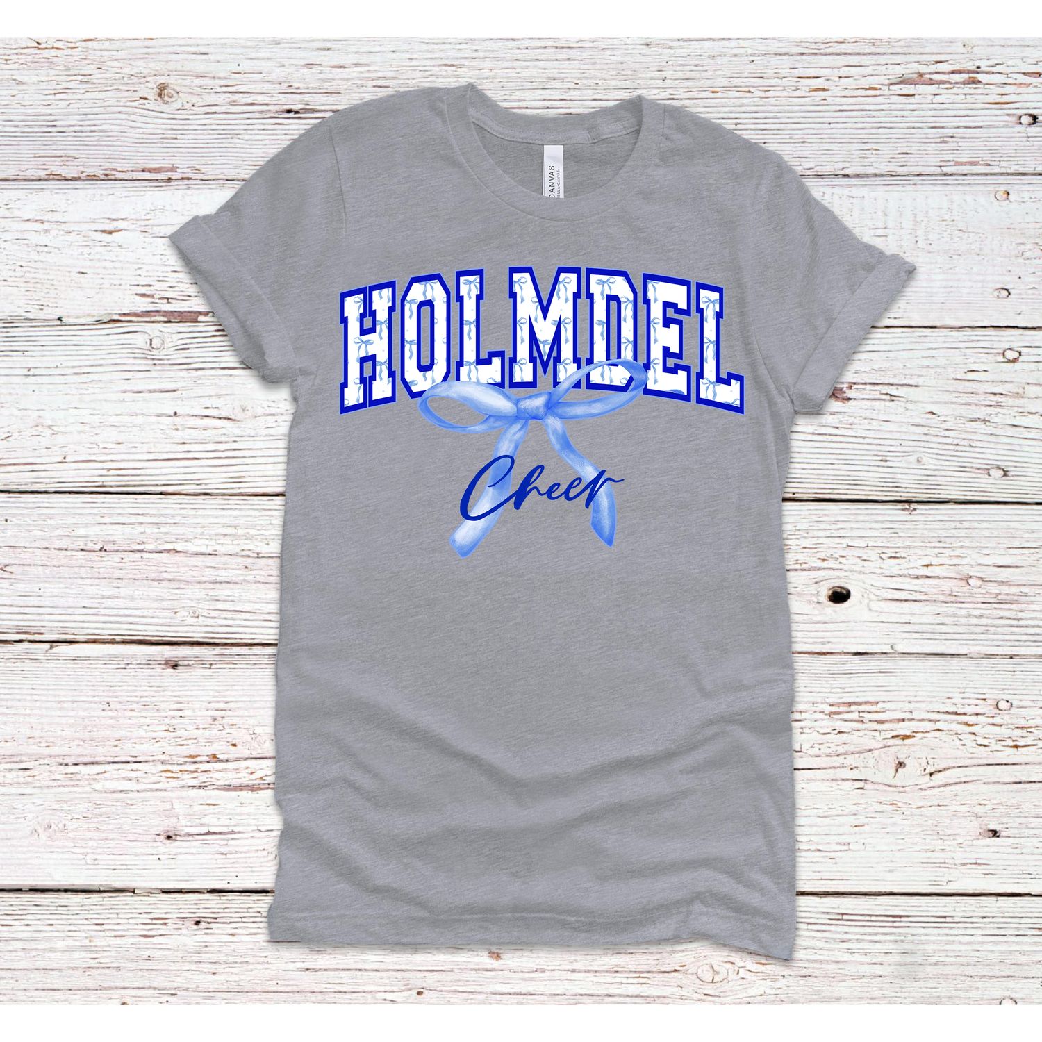 Holmdel HFA CHEER T-Shir Light Heather Gray