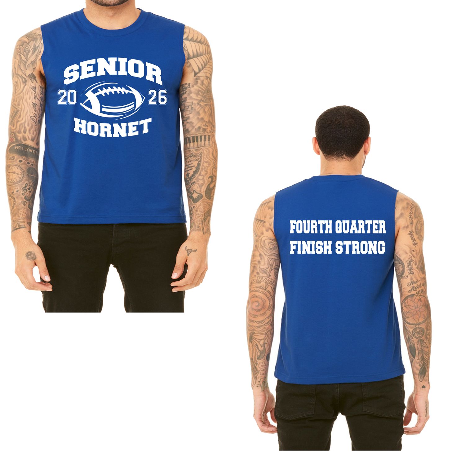 FOOTBALL senior muscle tank