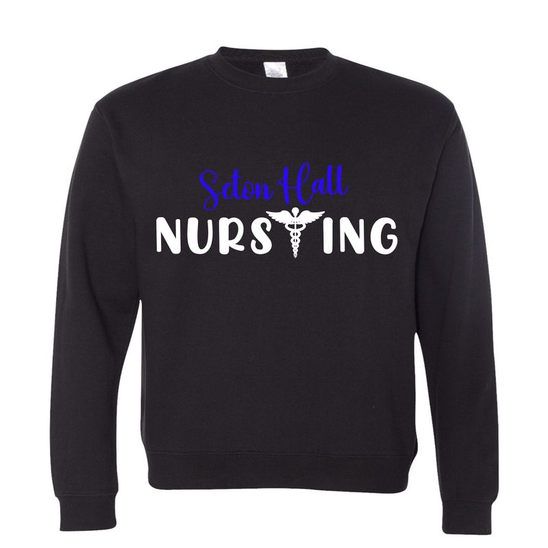 SH nursing black Crewneck Sweatshirt
