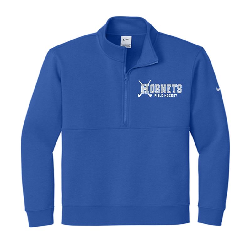 Royal Blue Field Hockey NIKE 1/4 zip- HORNETS