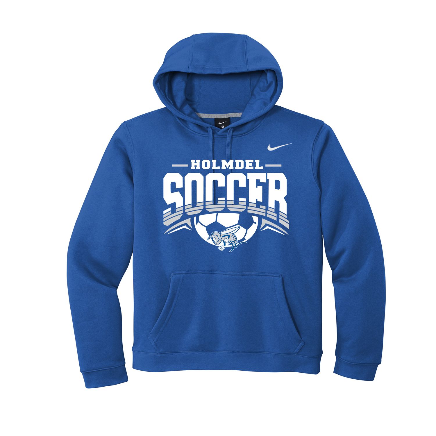 NIKE Heather Royal Blue Holmdel Soccer Hoodie