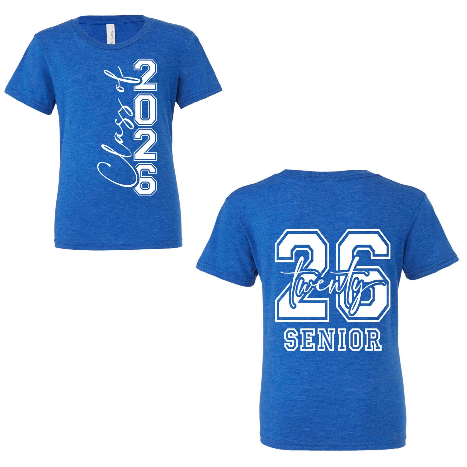 Royal Blue SENIOR 2026 T shirt