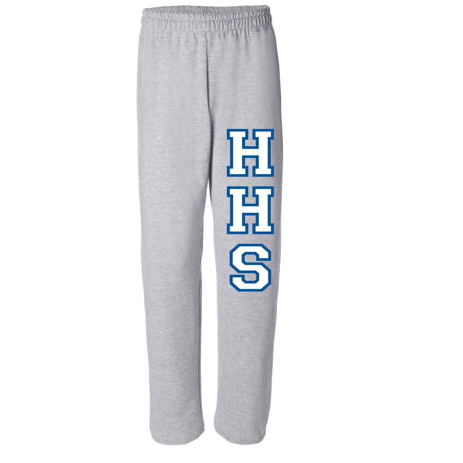 Heather Gray HHS open bottom joggers