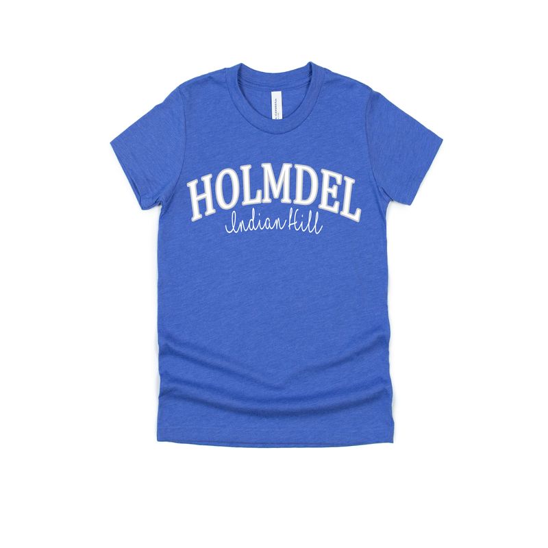 HOLMDEL-Indian Hill Mixed Font t shirt YOUTH &amp; ADULT-