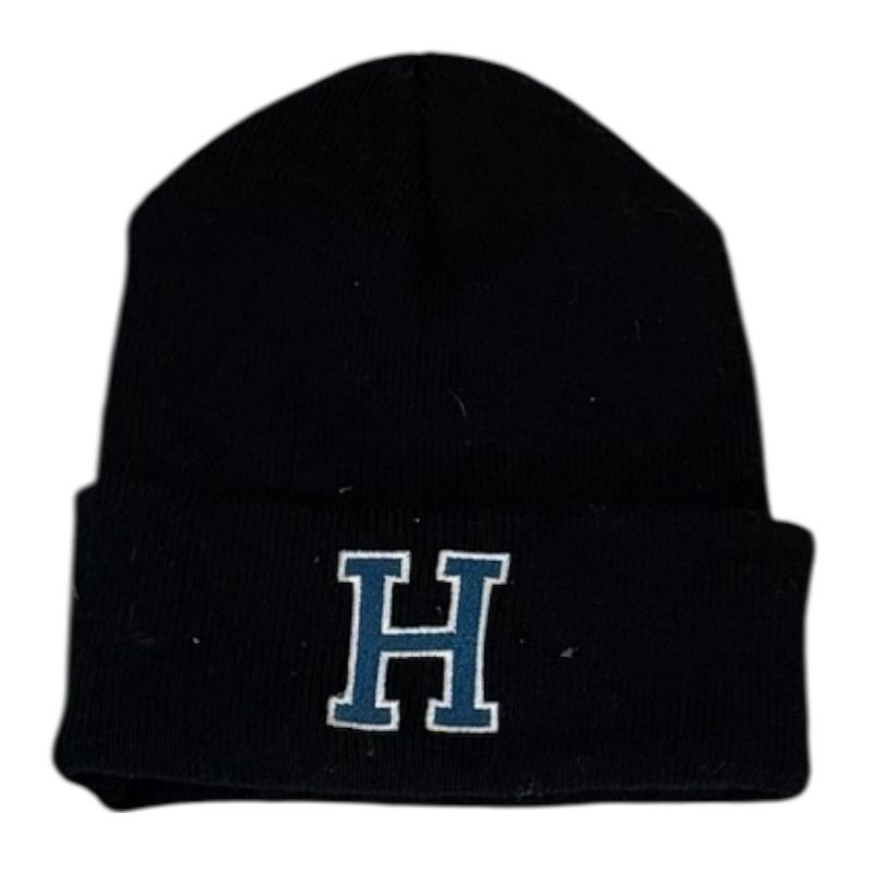 Embroidered H beanie