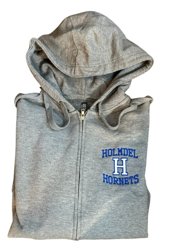 HOLMDEL HORNETS Embroidered FULL Zip Hoodie