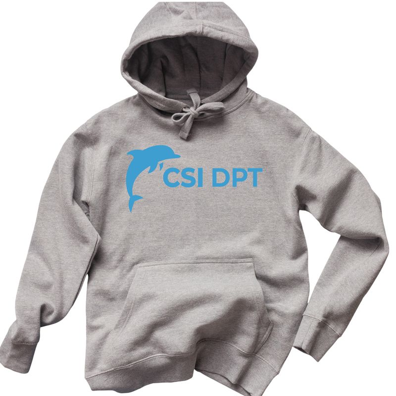 CSI Dolphin Cotton Heritage Premium GRAY Hoodie