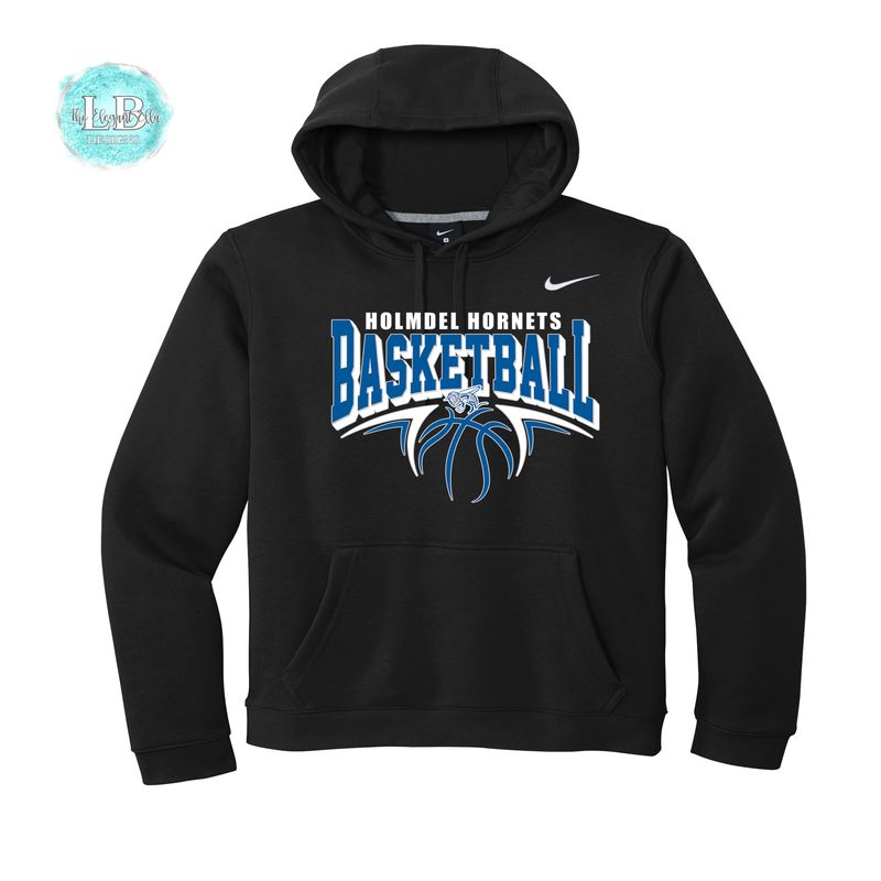 Holmdel Hornets Nike Club Fleece Sweatshirt – Basketball Graphic