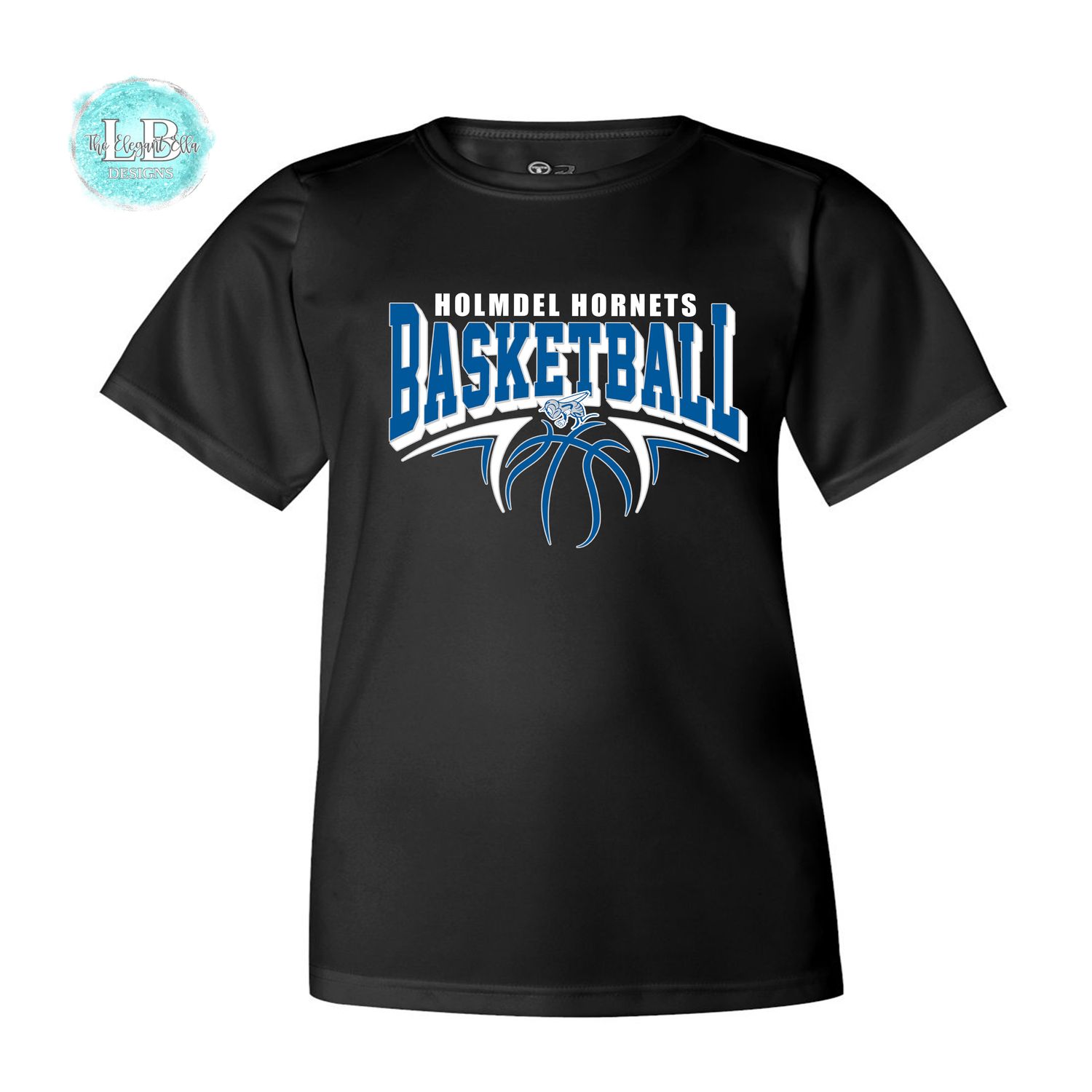 BLACK Holmdel Hornets Dri-Fit T-Shirt – Basketball Graphic