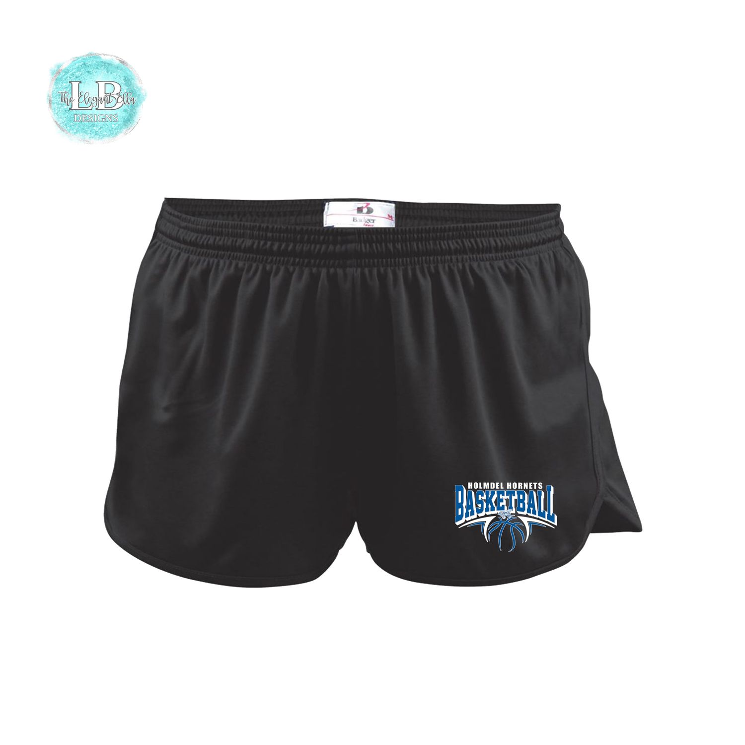 BLACK Holmdel Hornets Dri-Fit T-Shorts Woman– Basketball Graphic