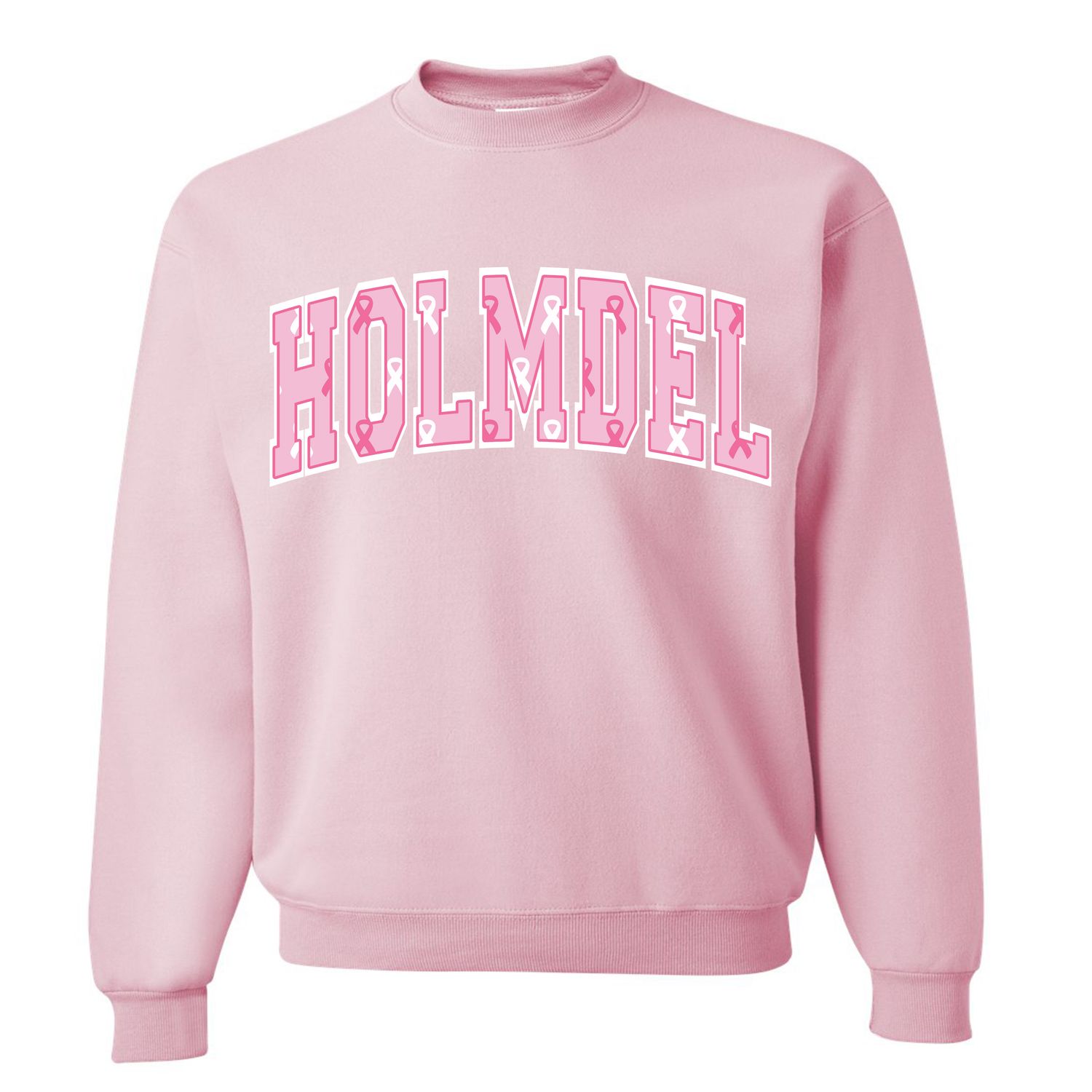 HOLMDEL PINK OUT crew neck sweatshirt