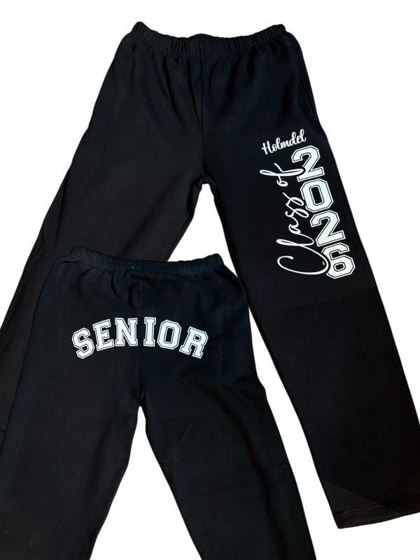 Holmdel Senior open bottom sweatpants
