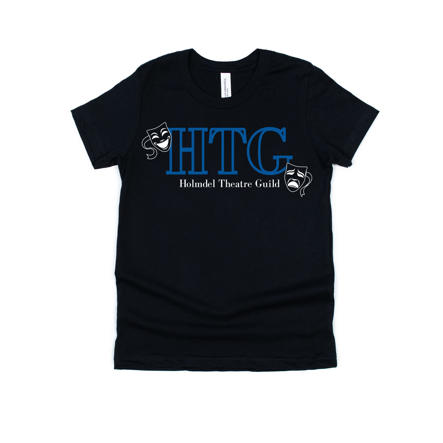 Holmdel Theater Guild BLACK  Bella + Canvas T-Shirt