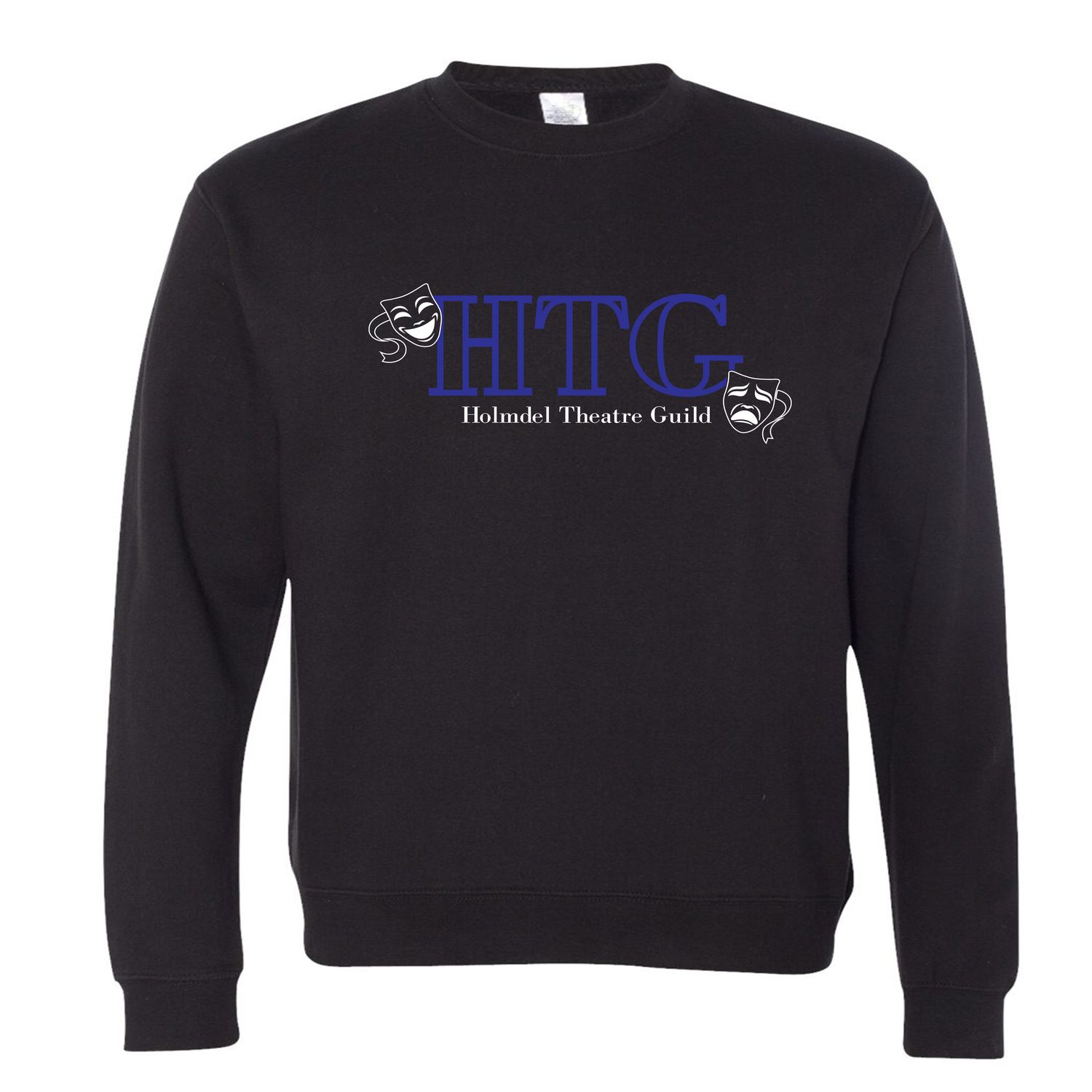 Holmdel Theater Guild BLACK PREMIUM COTTON HERITAGE Crew Neck Sweatshirt