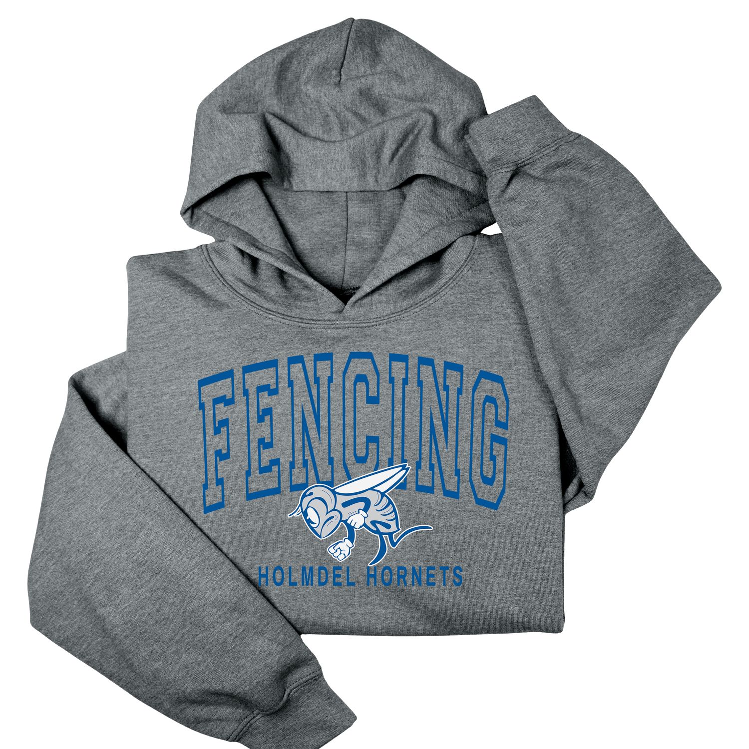 FENCING - Holmdel Hornets Dark Gray Hoodie