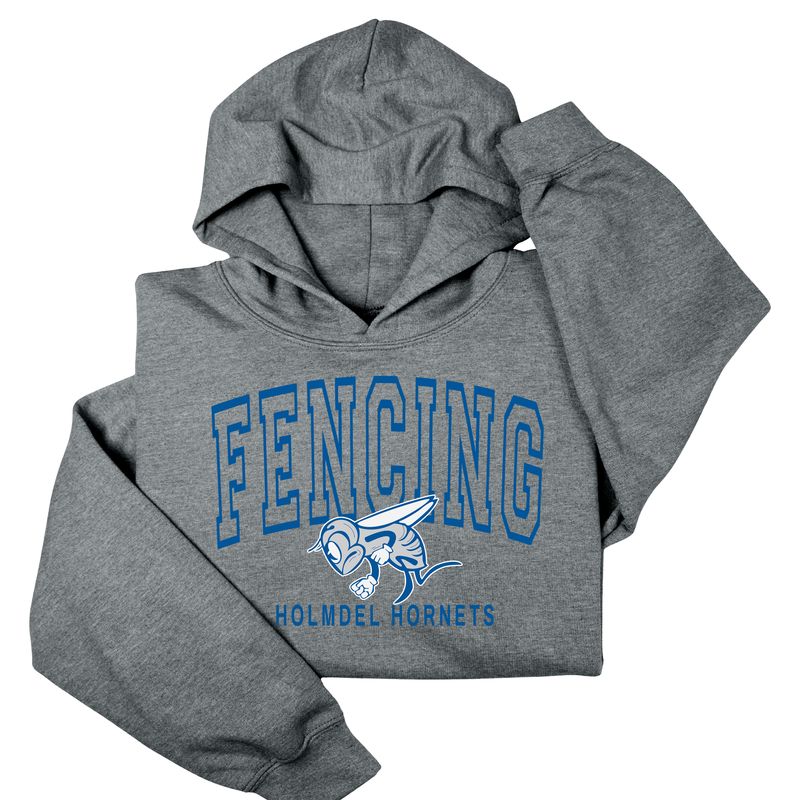 FENCING - Holmdel Hornets Dark Gray Hoodie