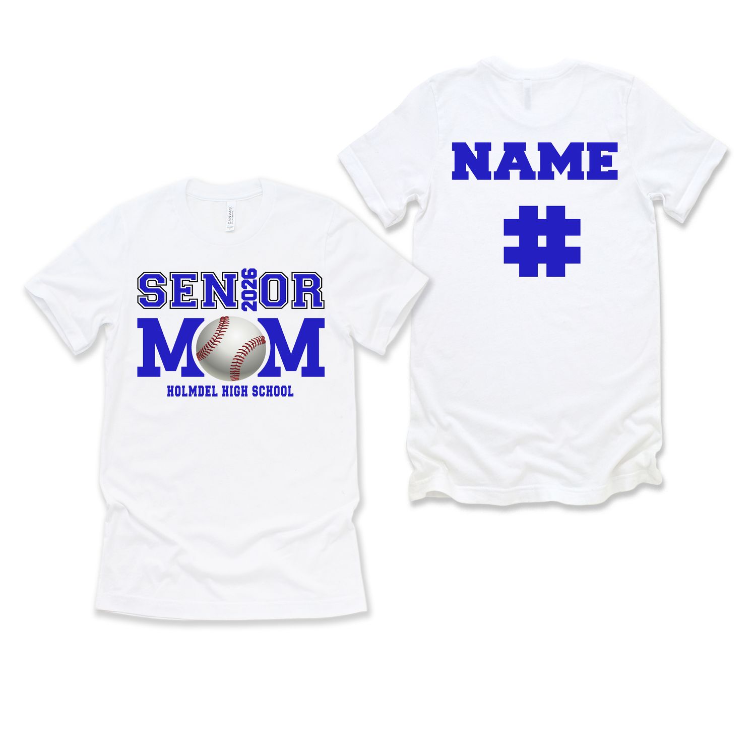 BASEBALL- SENIOR MOM cotton T shirt