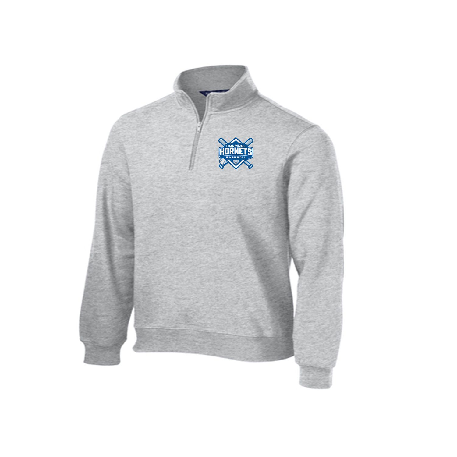 SPORT TEK BASEBALL Cotton 1/4 Zip- gray or Black