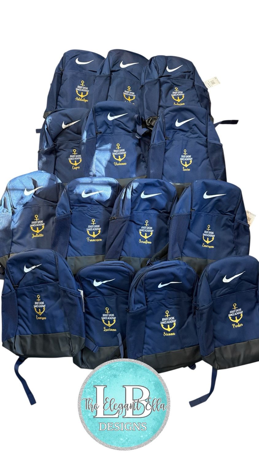 JSDA Embroidered NIKE backpack
