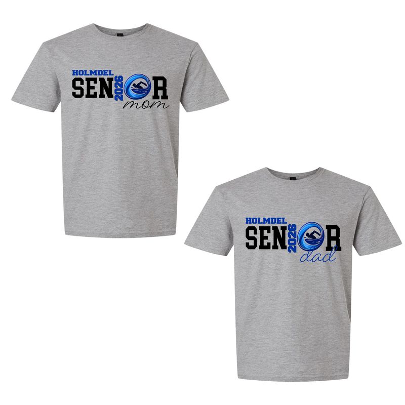 SENIOR SWIM mom &amp; dad T shirts