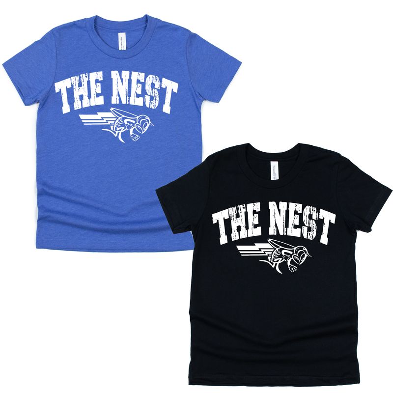 THE NEST- Black or Heather Roya T shirt