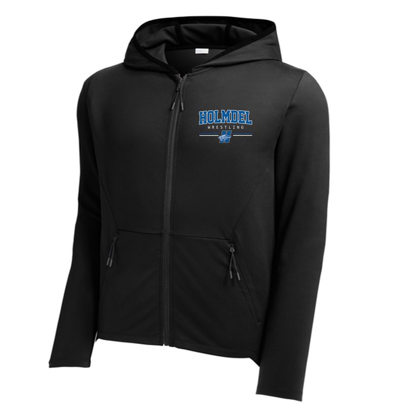 Wrestling- Sport Tek Circuit Warm up zip up  black