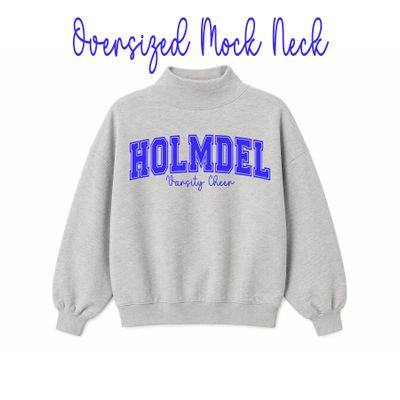 MOCK NECK oversized sweatshirt