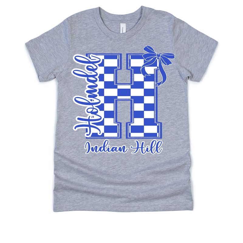 -Indian Hill- HOLMDEL-Checkered H YOUTH &amp; ADULT-