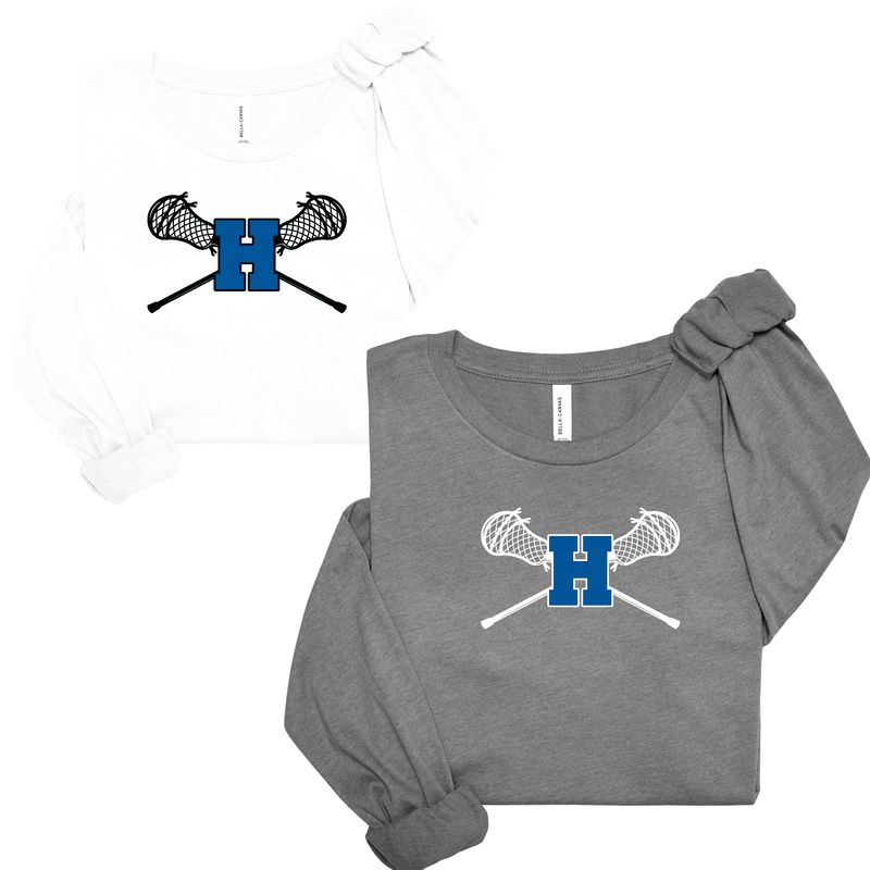 HHS Boys LACROSSE Bella+Canvas Long Sleeve T shirt