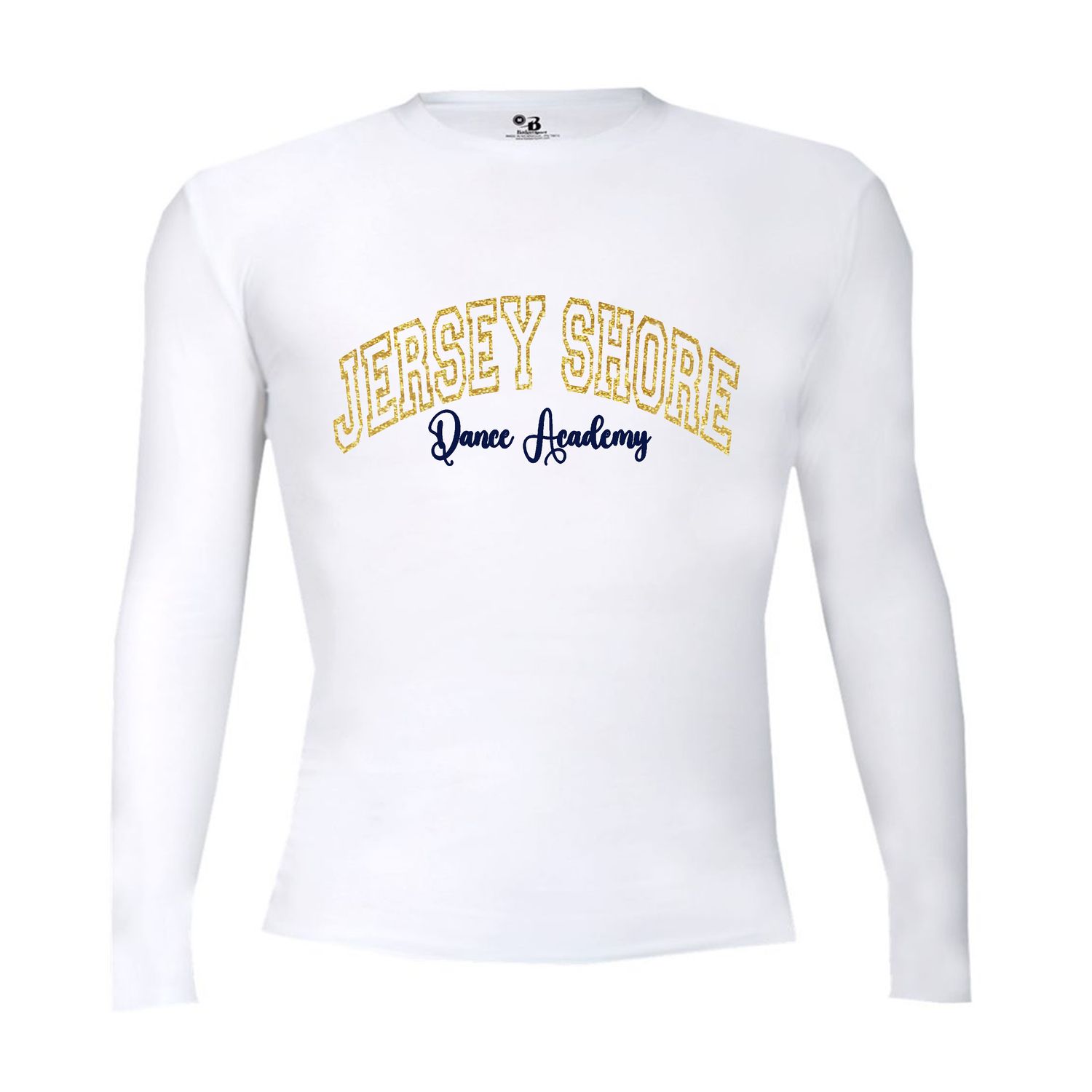 JSDA White Compression Athletic long sleeve Adult- Youth-Toddler