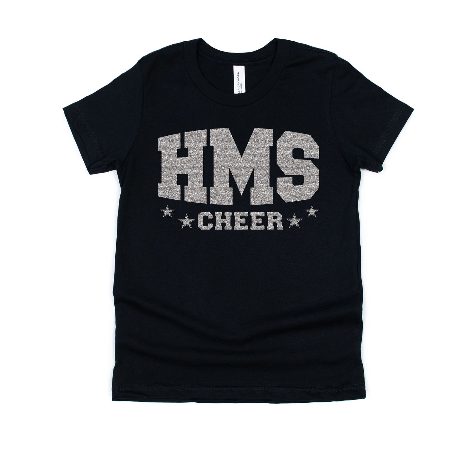 HMS Black GLITTER T Shirt