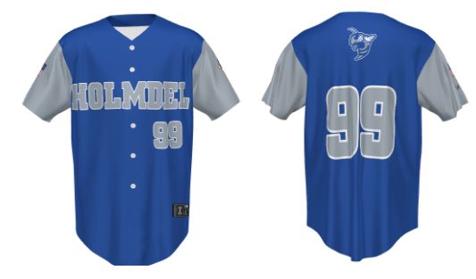 HOLMDEL Holloway Full Button BASEBALL JERSEY