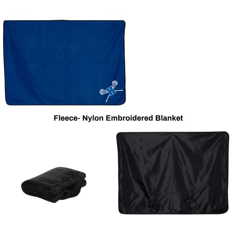 HHS Boys Nylon- Fleece Embroidered Blanket